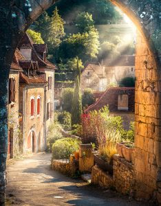 Saint-Cirq-Lapopie Arch Jigsaw Puzzle