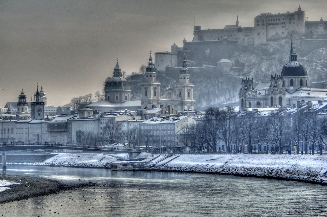 Salzburg in Winter Jigsaw Puzzle
