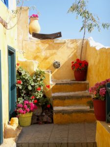 Santorini Patio Jigsaw Puzzle