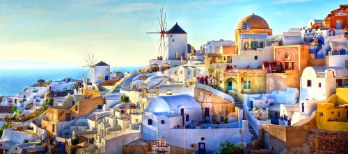 Santorini Skyline Jigsaw Puzzle