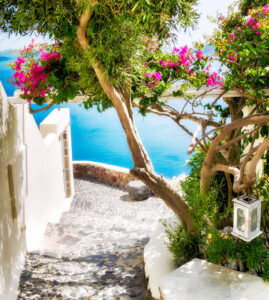 Santorini Steps Jigsaw Puzzle