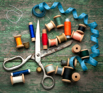 Scissors and Thread Jigsaw Puzzle