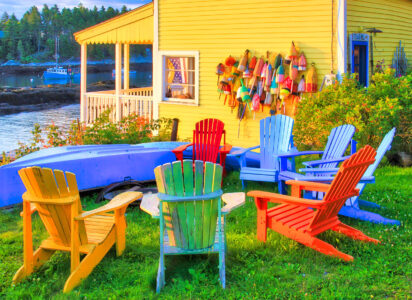 Seaside Seats Jigsaw Puzzle