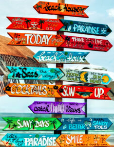 Seaside Signs Jigsaw Puzzle