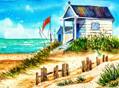 Seaside Watercolor Jigsaw Puzzle