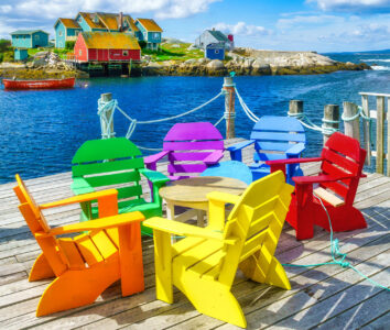 Seats by the Sea Jigsaw Puzzle