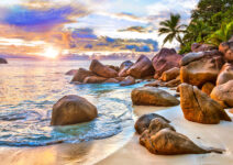 Seychelles Sunset Jigsaw Puzzle