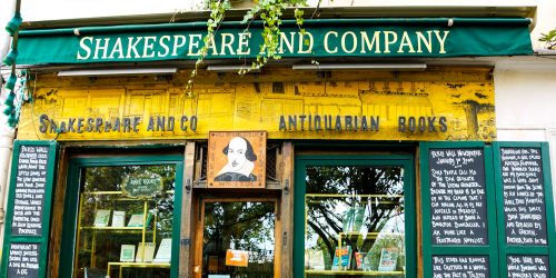 Shakespeare Bookstore Jigsaw Puzzle