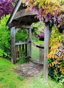 Sheltered Gate Jigsaw Puzzle