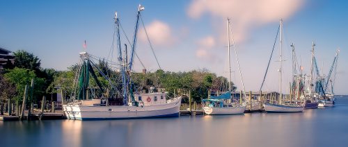 Shem Creek Boats Jigsaw Puzzle