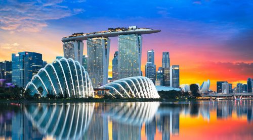 Singapore Skyline Jigsaw Puzzle