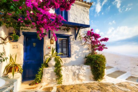 Skopelos Beach Cottage Jigsaw Puzzle