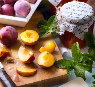 Sliced Plums Jigsaw Puzzle