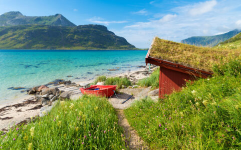 Small Red Boat Jigsaw Puzzle