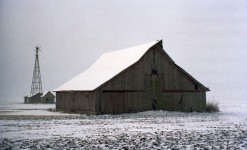 Snow Covered Barn