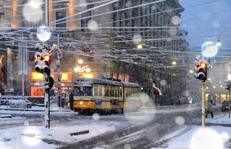Milan in Snow Jigsaw Puzzle