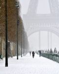 Snow in Paris