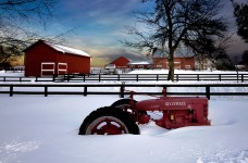 Snowbound Tractor