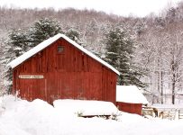 Snowed in Barn