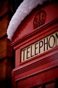 Snowy Phone Box Jigsaw Puzzle