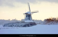 Snowy Windmill