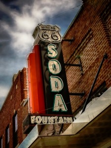 Soda Fountain Sign Jigsaw Puzzle