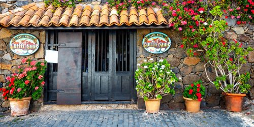 Spanish Coffee Shop Jigsaw Puzzle