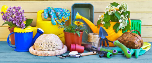 Spring Garden Tools Jigsaw Puzzle