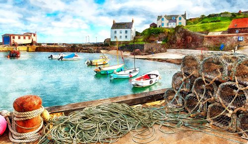 St Abbs Harbor Jigsaw Puzzle