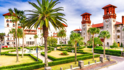 St Augustine Downtown Jigsaw Puzzle