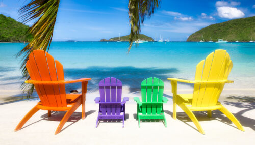 St John Beach Chairs Jigsaw Puzzle