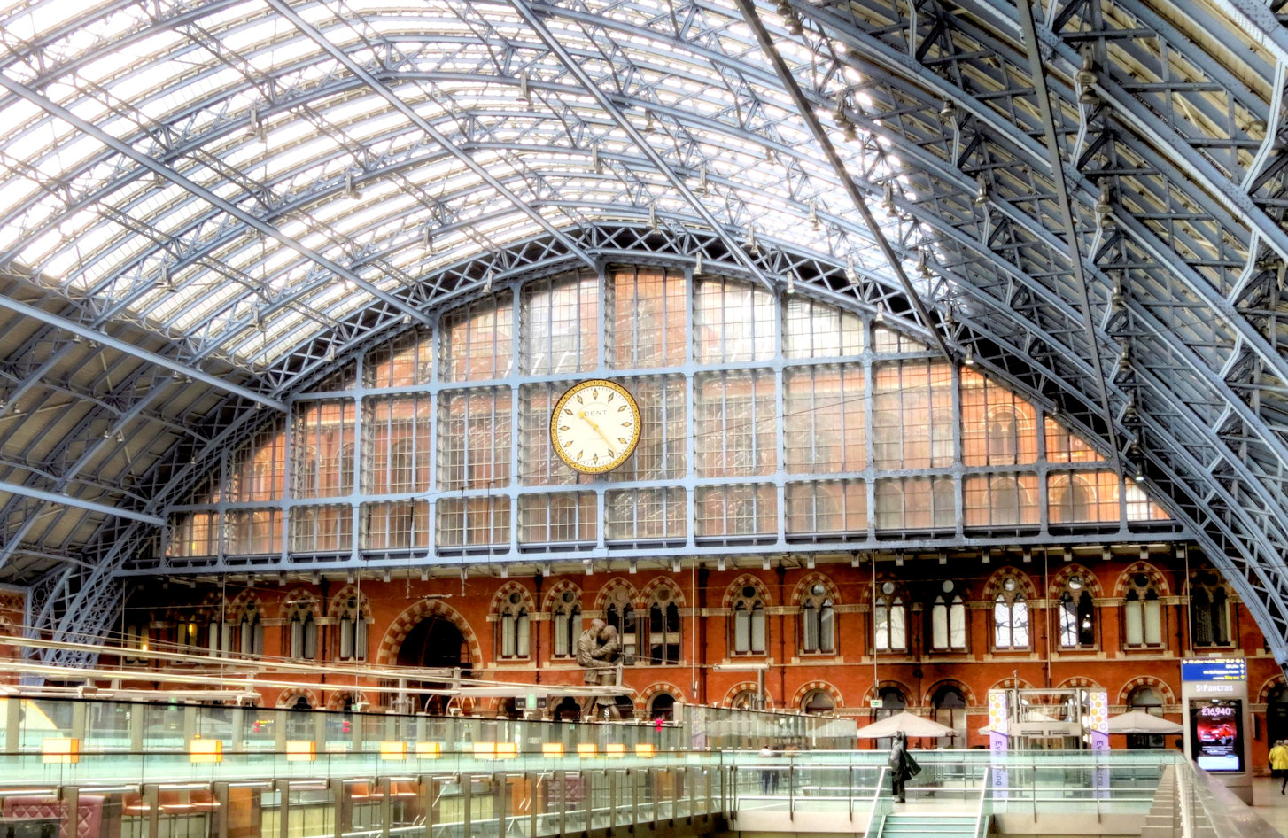 map london st pancras train station