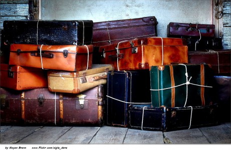 Stacked Luggage Jigsaw Puzzle