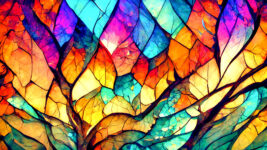 Stained Glass Abstract