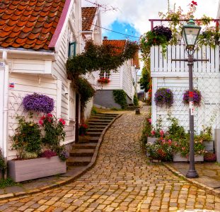 Stavanger Lane Jigsaw Puzzle