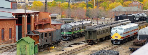 Steamtown Railyard Jigsaw Puzzle