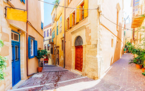 Streets of Chania Jigsaw Puzzle