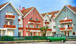 Striped Houses Jigsaw Puzzle