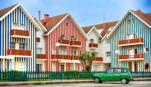 Striped Houses Jigsaw Puzzle Striped Houses Jigsaw Puzzle