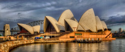 Sunlight on the Opera House Jigsaw Puzzle