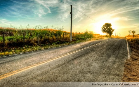 Sunset Road Jigsaw Puzzle