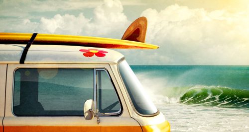 Surfer Van Jigsaw Puzzle