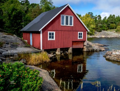 Swedish Boathouse Jigsaw Puzzle