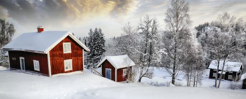 Swedish Cottages Jigsaw Puzzle