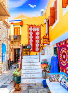 Symi Island Shops Jigsaw Puzzle