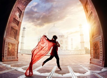 Taj Mahal Dancer Jigsaw Puzzle