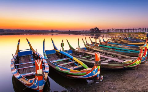 Taungthaman Lake Jigsaw Puzzle