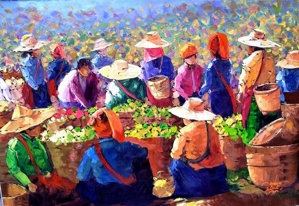 Tea Market Jigsaw Puzzle