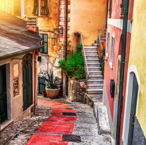 Tellaro Street Jigsaw Puzzle