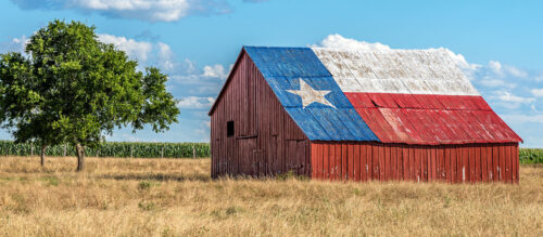 Texas Barn Jigsaw Puzzle